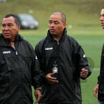 Jorge Santos junto a Mike Stump en el cuadro chepano en 2012.