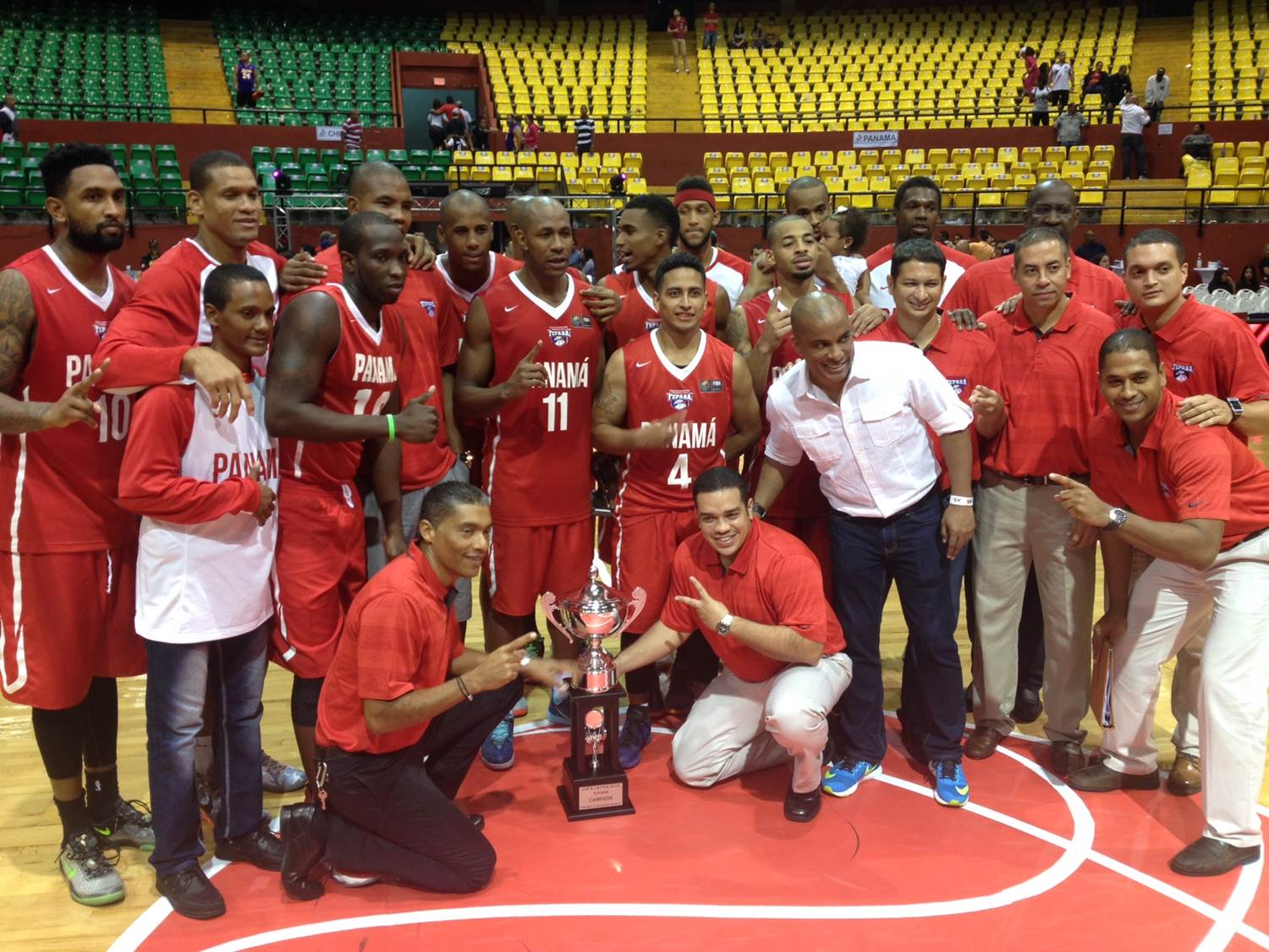 La Selección de baloncesto de Panamá domina y es el campeón de la Copa Latina 2015
