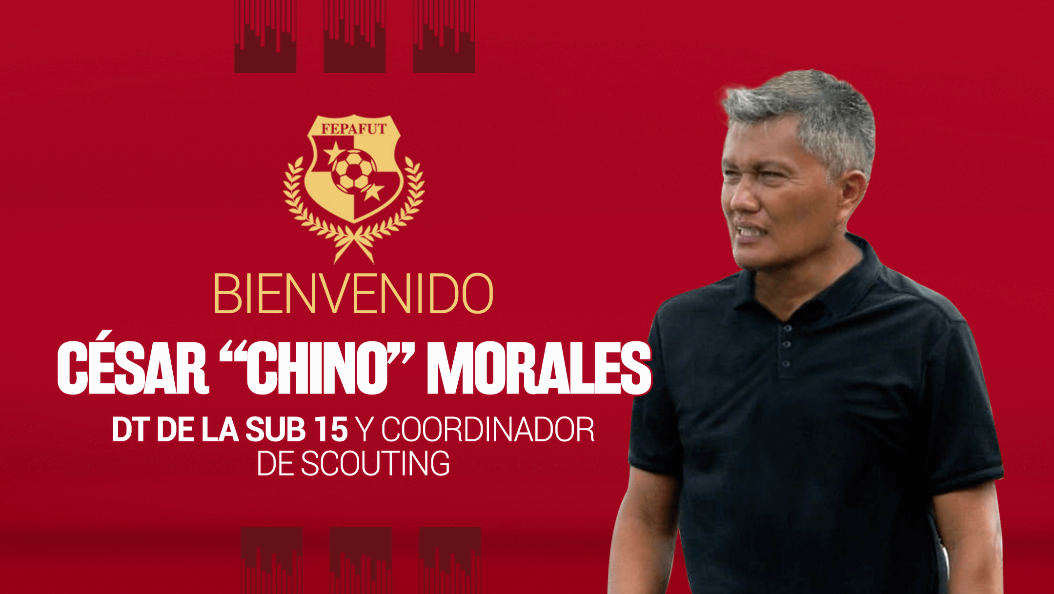 “Chino” Morales trabajará con la selección nacional más joven