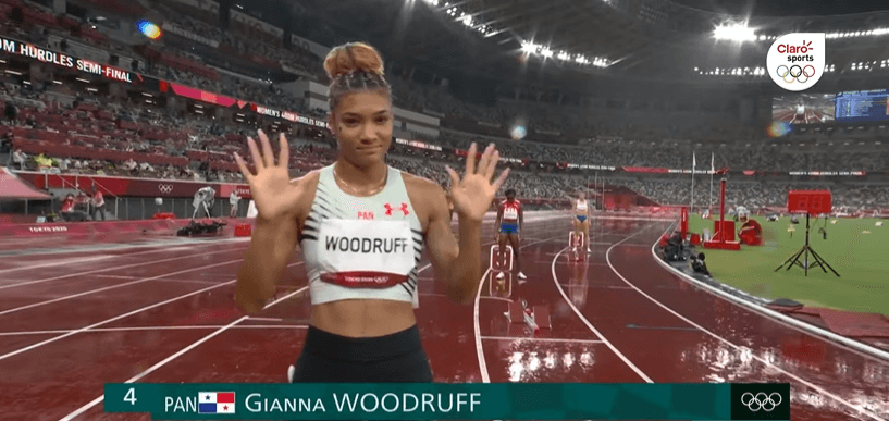 Gianna Woodruff a su primera final olímpica